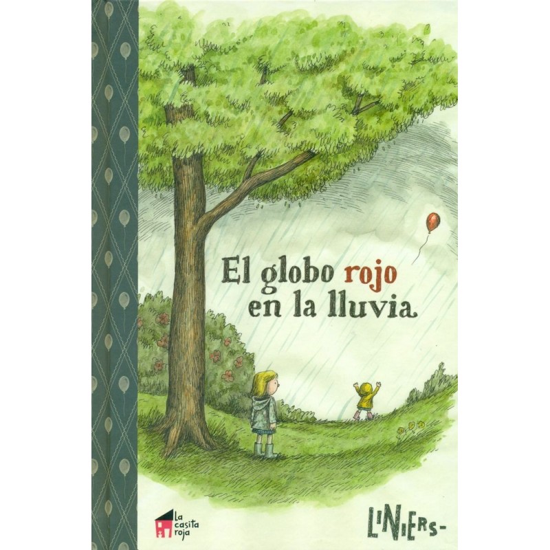 El globo rojo en la lluvia