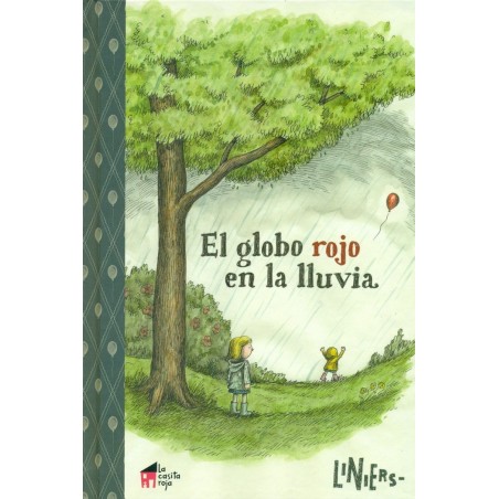 El globo rojo en la lluvia
